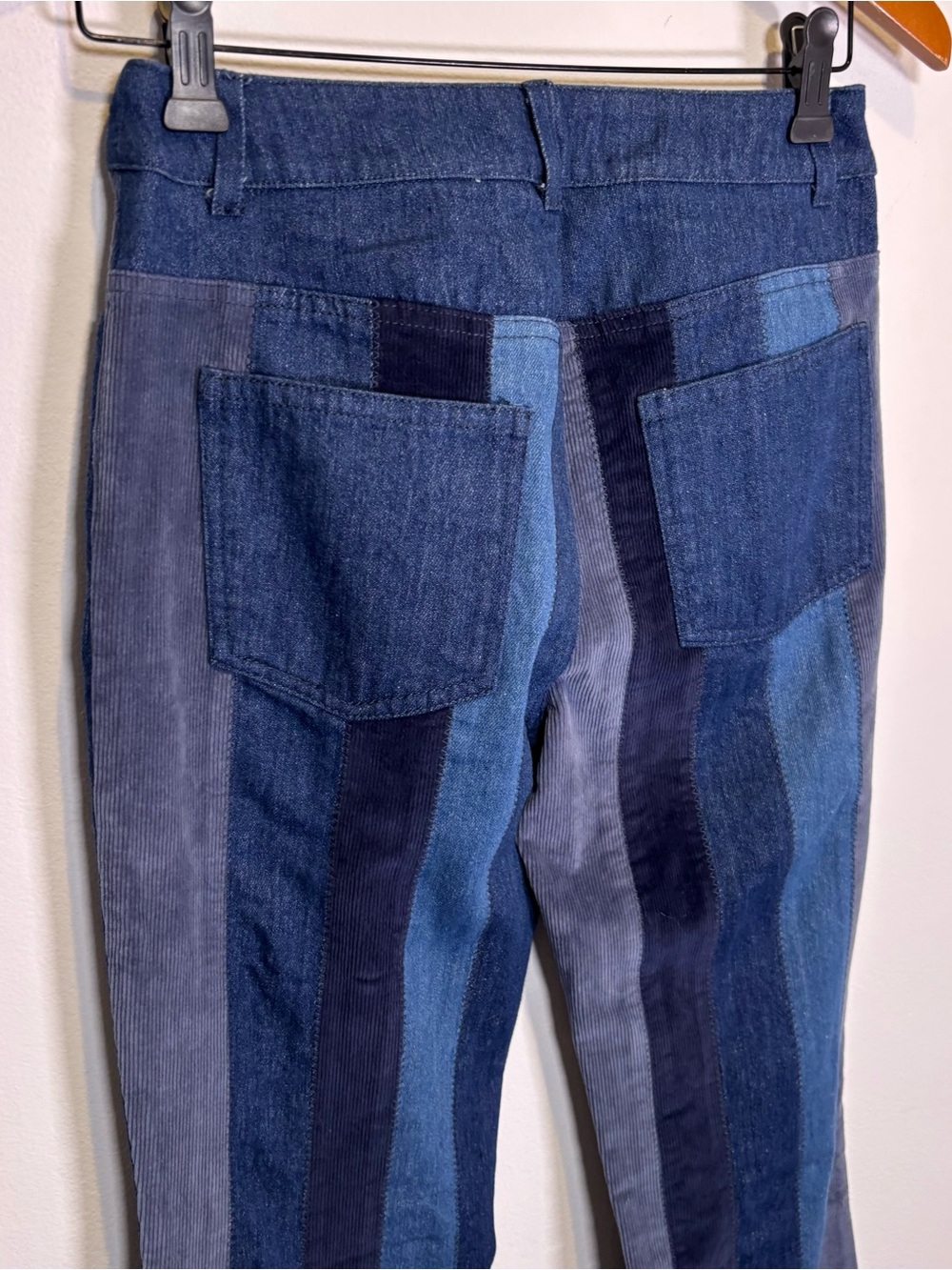 Current Mood The Peace Train Flare Jeans by Dolls Kill - Picture 6 of 8